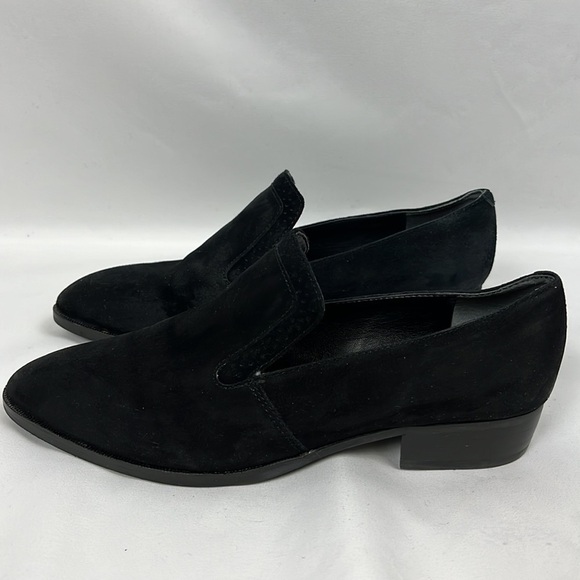 Marc Fisher Kassie Leather Slip on Loafers Black Shoes Size 6.5 - Picture 5 of 8
